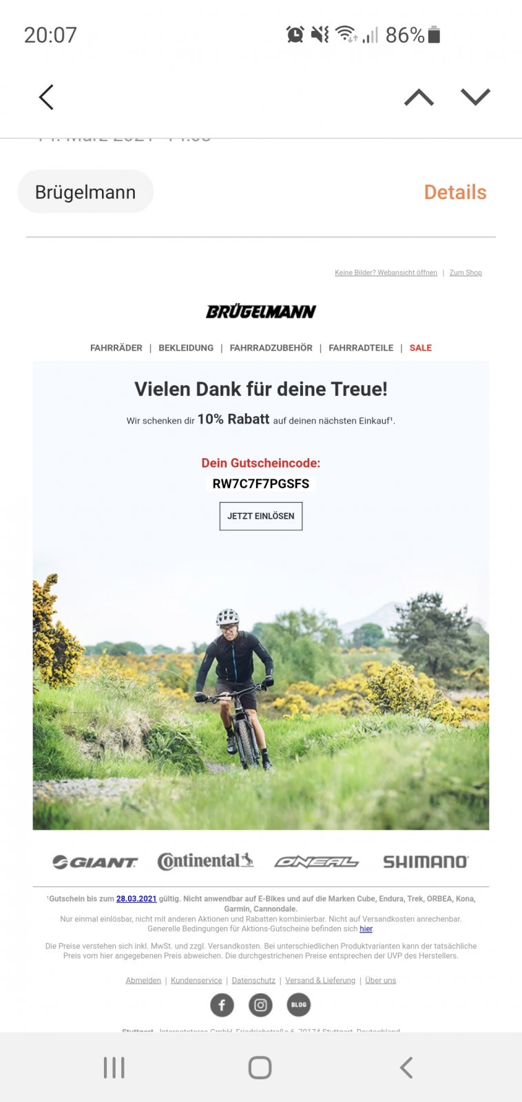 Suche/Biete Gutscheine | Seite 84 | MTB-News.de | IBC Mountainbike Forum