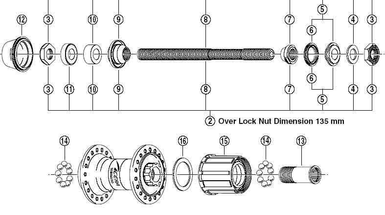 Shimano-Nabe wieder zusammensetzen: ich werd noch blöd. | MTB-News.de