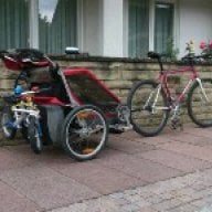 Transport vom Kinderrad am Chariot | MTB-News.de | IBC Mountainbike Forum