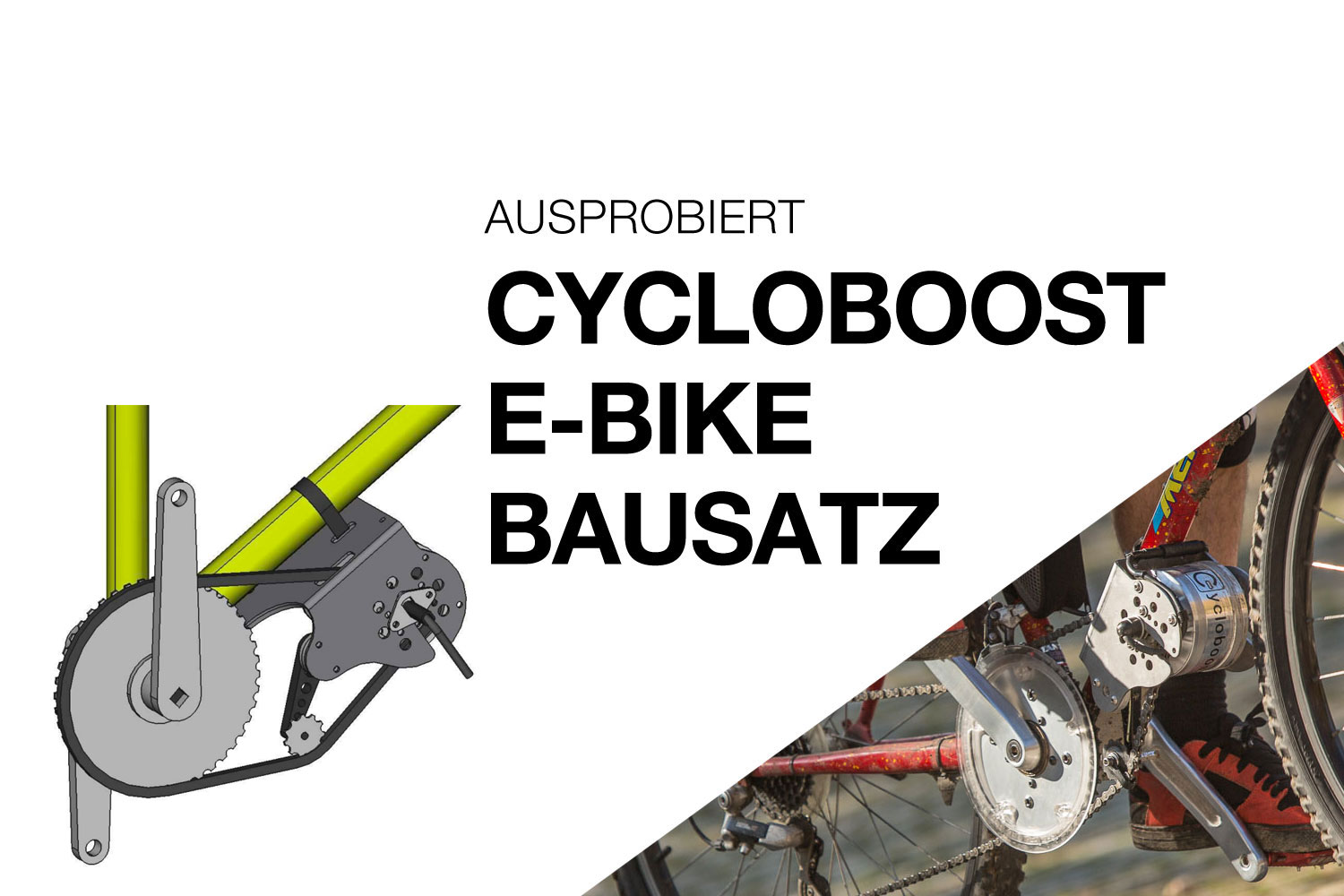 Ausprobiert] Cycloboost - ein E-Bike Bausatz im Fotografentest - MTB-News.de