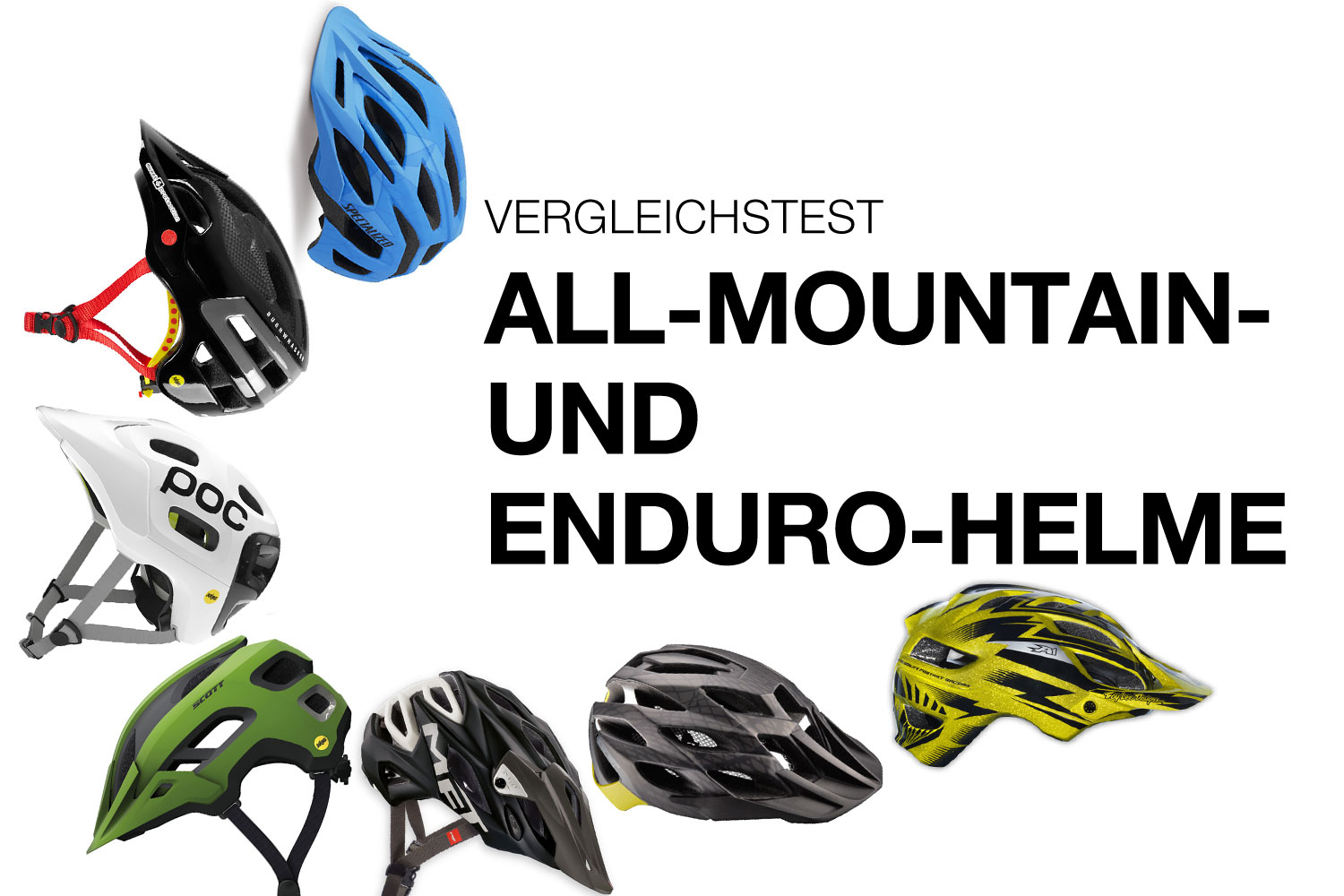 Vergleichstest Helme: 7 All-Mountain- und Enduro-Helme