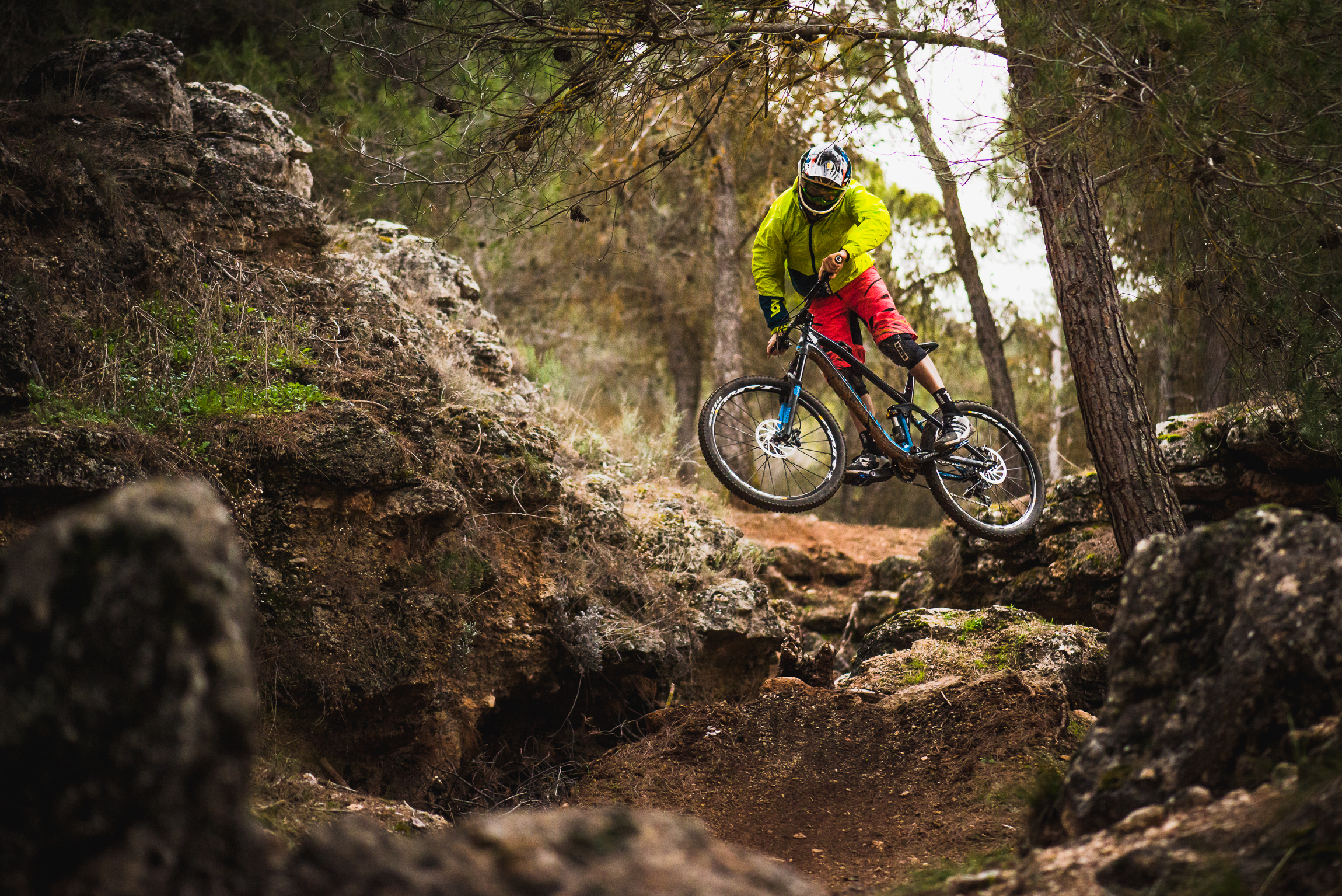 Mountainbiken in Andalusien: mit Switch-Backs in Malaga
