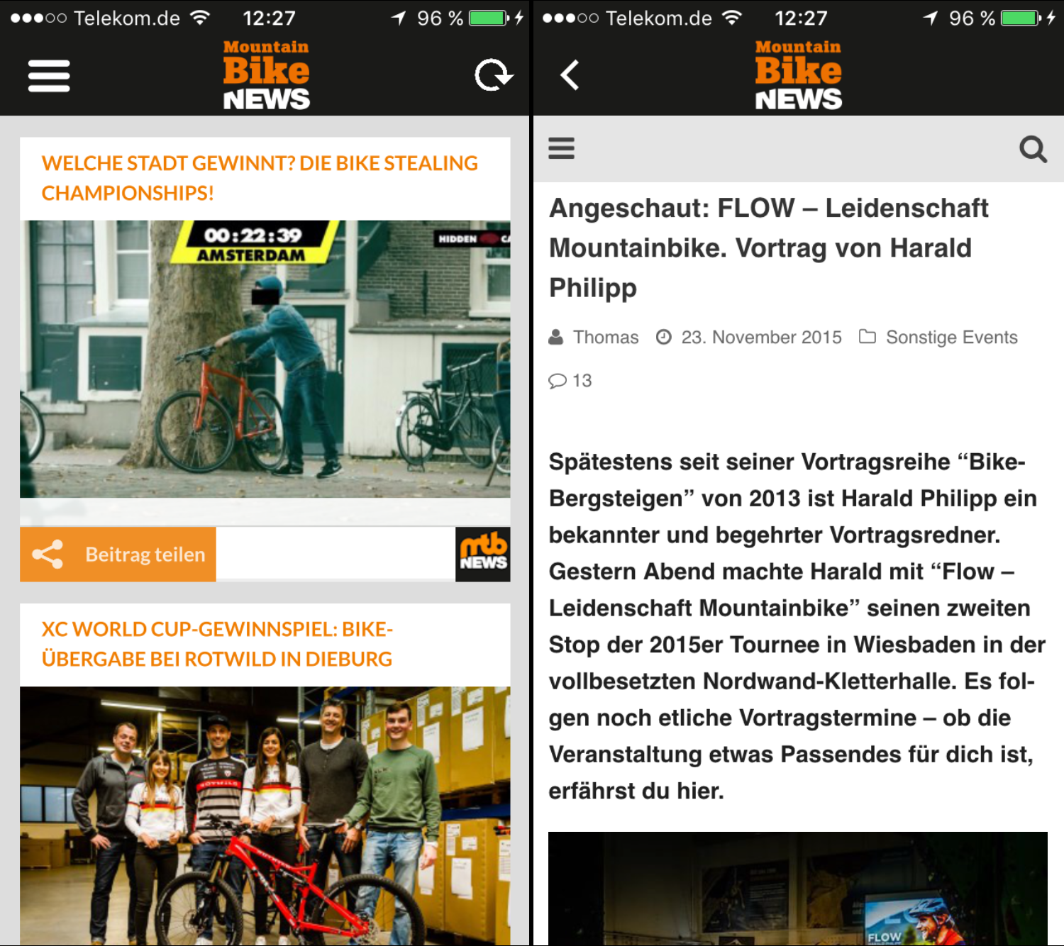 Neu für iOS und Android: Die MTB-News App - MTB-News.de