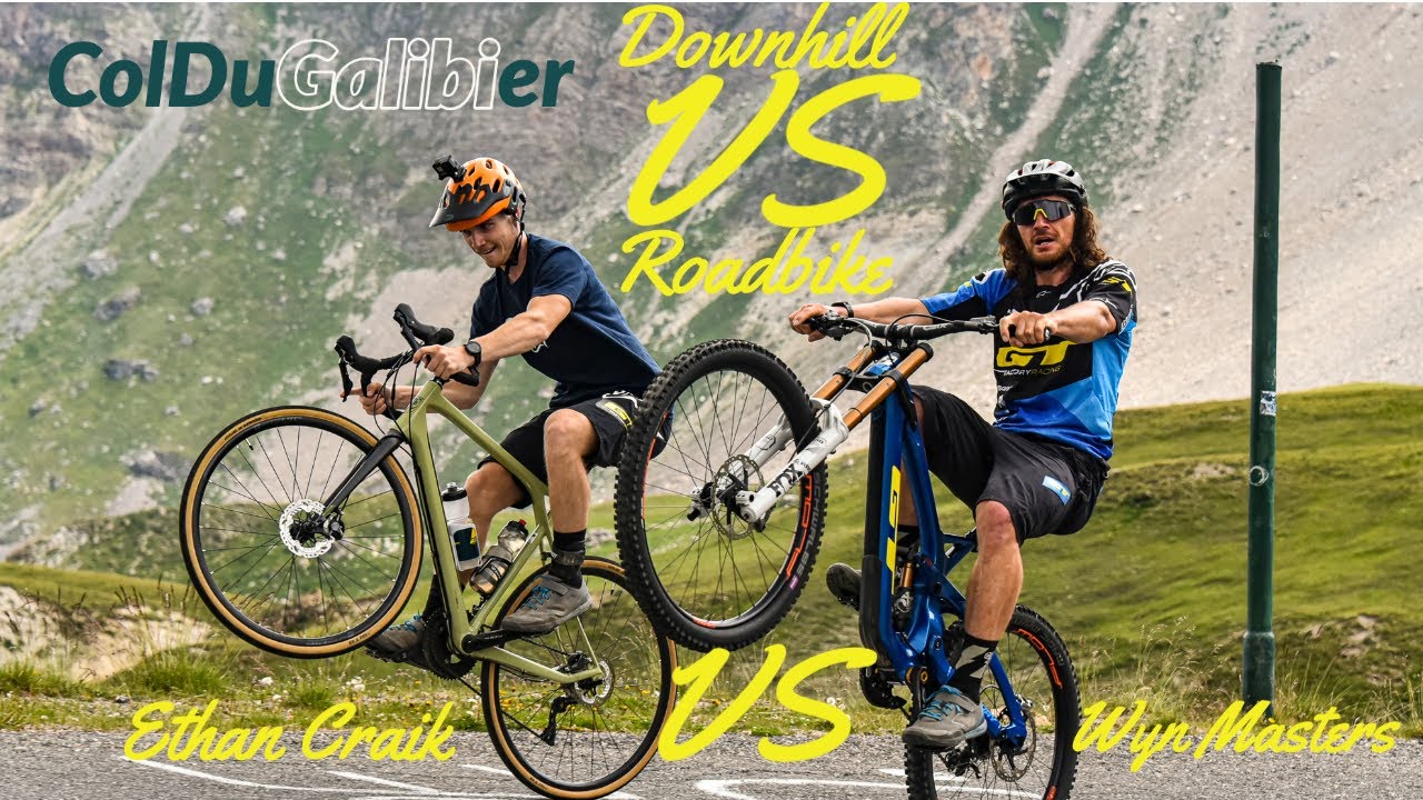 Downhill-Bike oder Rennrad?: Wyn Masters bezwingt den Col Du Galibier -  MTB-News.de