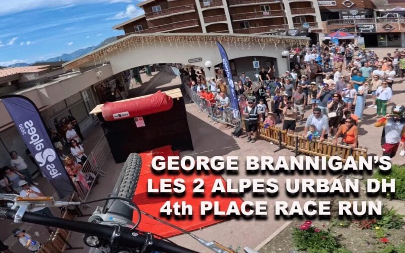 George Brannigan Les2Alpes Urban DH Race: Volle Kanne beim Urban Downhill